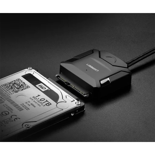 Ugreen HDD/SSD USB 3.0 - SATA adapter fekete (20611) - 5