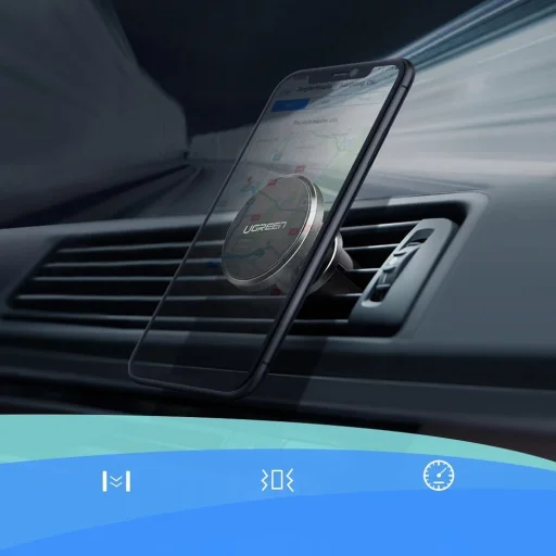 Ugreen Univerzális mágneses autós telefontartó fekete (50323) - 2