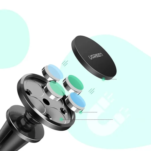 Ugreen Univerzális mágneses autós telefontartó fekete (50323) - 5