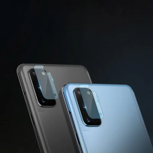 Ringke Invisible Defender 0.25 mm kameralencse védő üvegfólia Samsung S20 3 db (IGSG0016) - 8