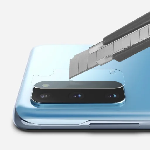 Ringke Invisible Defender 0.25 mm kameralencse védő üvegfólia Samsung S20 3 db (IGSG0016) - 3