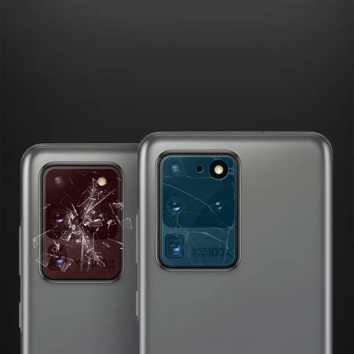 Ringke Invisible Defender 0.25 mm kameralencse védő üvegfólia Samsung S20 Ultra 3 db (IGSG0018) - 10