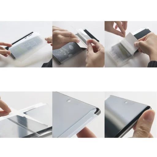 Ringke Dual Easy 2x kijelzővédő PET fólia Huawei P40 Lite (DWHW0004) - 6