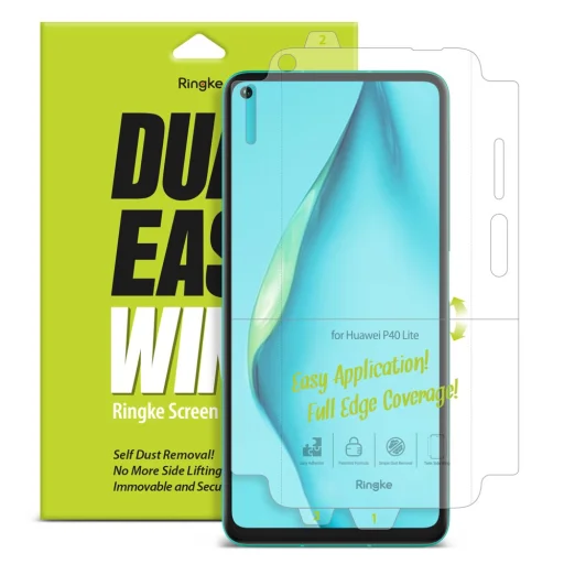 Ringke Dual Easy 2x kijelzővédő PET fólia Huawei P40 Lite (DWHW0004) - 1