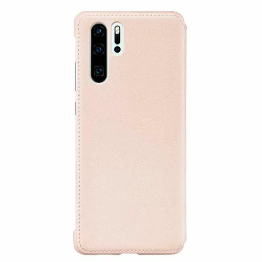 Huawei Wallet Cover Bookcase gyári fliptok Huawei P30 Pro pink - 4