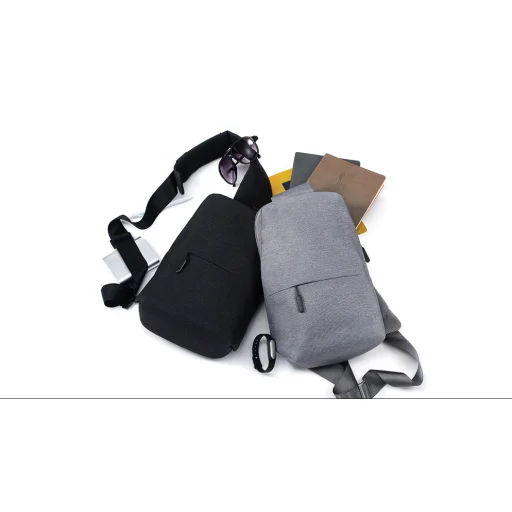 Xiaomi Mi City Sling Bag sötét szürke színben - 3