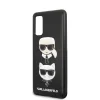 Karl Lagerfeld KLHCS62KICKC Embossed Samsung Galaxy S20 tok fekete thumbnail