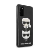 Karl Lagerfeld KLHCS62KICKC Embossed Samsung Galaxy S20 tok fekete thumbnail