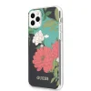 Guess GUHCN58IMLFL01 Flower N1 virágmintás tok iPhone 11 Pro fekete - 7