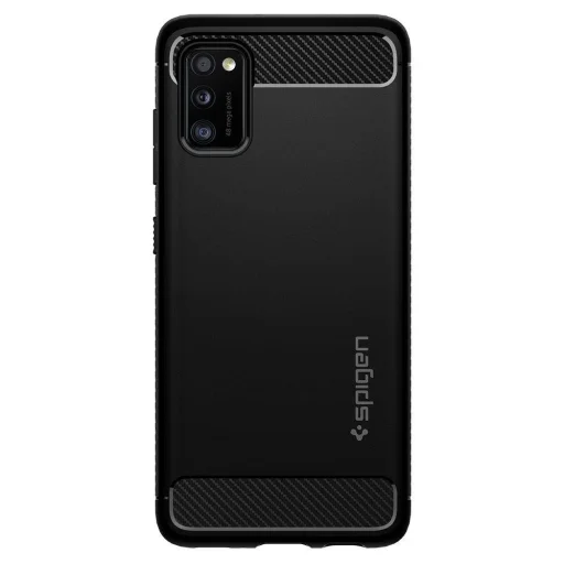 Spigen Rugged armor tok Samsung A41 matt fekete (ACS00875) - 2