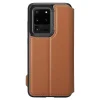Spigen Ciel Wallet Brick fliptok Samsung S20 Ultra Saddle Brown thumbnail