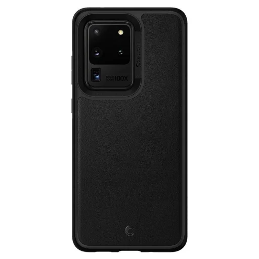 Spigen Ciel Brick bőr tok Samsung S20 Ultra fekete - 3
