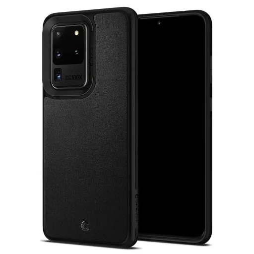 Spigen Ciel Brick bőr tok Samsung S20 Ultra fekete - 1