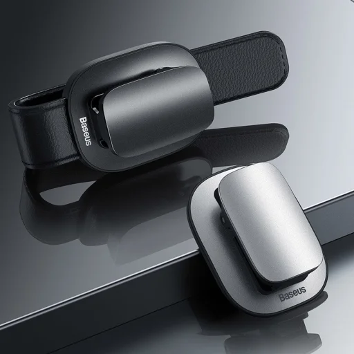 Baseus Platinum autós rögzítő csipesz szemüvegekhez ezüst - 10