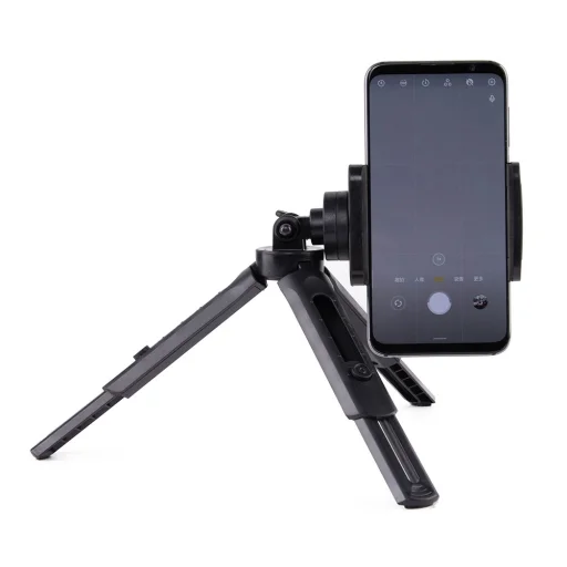 Mini Tripod telefontartó állvány selfie bot és GoPro tartó fekete - 16