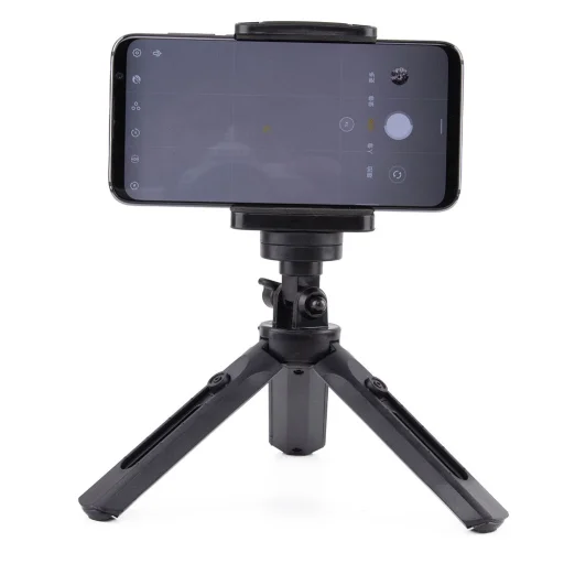 Mini Tripod telefontartó állvány selfie bot és GoPro tartó fekete - 17