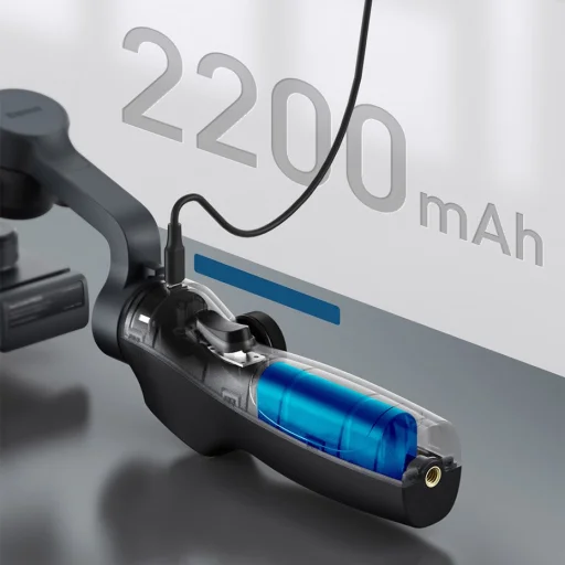 Baseus 3-Axis Gimbal Stabilizátor okostelefonokhoz szürke (SUYT-0G) - 20