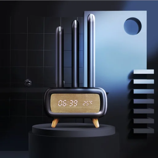 3in1 dokkoló állomás 3x 8000 mAh powerbankkal fekete - 8