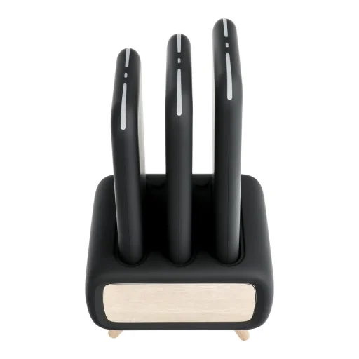 3in1 dokkoló állomás 3x 8000 mAh powerbankkal fekete - 2