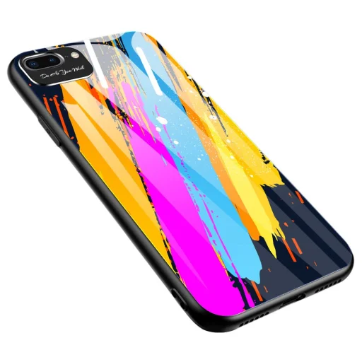 9H üveghátlapú tok és kameravédő iPhone 7/8/SE 2020 - 1