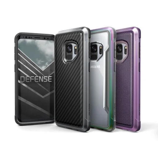 Samsung Galaxy S9 X-DORIA Defense Lux tok fekete szénszál mintás ütésálló - 10