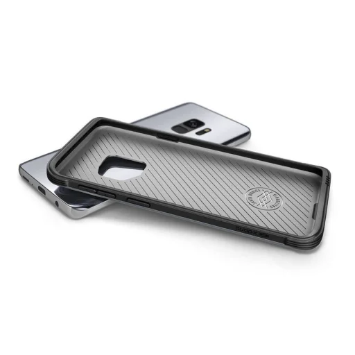 Samsung Galaxy S9 X-DORIA Defense Lux tok fekete szénszál mintás ütésálló - 15