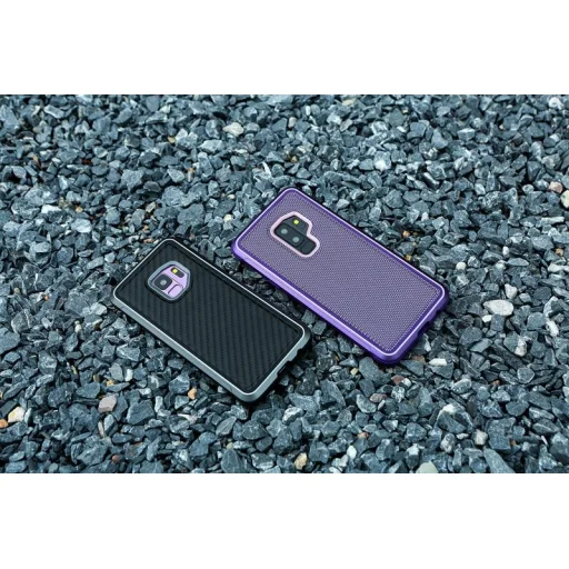 Samsung Galaxy S9 X-DORIA Defense Lux tok fekete szénszál mintás ütésálló - 6