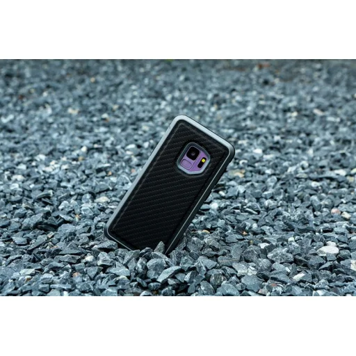 Samsung Galaxy S9 X-DORIA Defense Lux tok fekete szénszál mintás ütésálló - 7