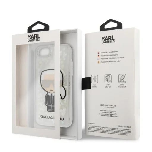 Karl Lagerfeld KLHCI8GLGIRKL iPhone 7/8/SE 2020 Ikonik Glitter Glow tok - 8