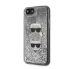 iPhone 7/8/SE 2020/SE 2022 Karl Lagerfeld Karl Choupette Glitter tok ezüst thumbnail