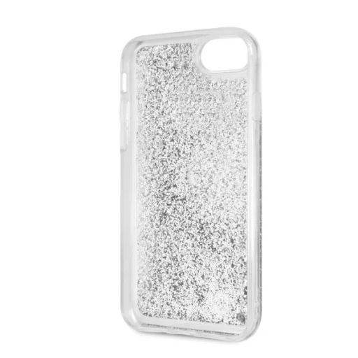 iPhone 7/8/SE 2020/SE 2022 Karl Lagerfeld Karl Choupette Glitter tok ezüst - 6