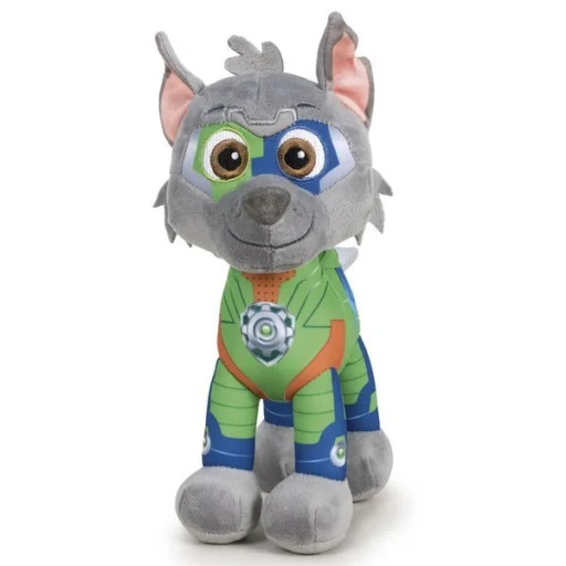 Mancs Őrjárat Super Paws plüssfigura Rocky 28 Cm - 1