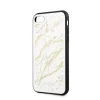 iPhone 7/8/SE 2020/SE 2022 Guess Glitter GUHCI8MGGWH Marble Glass tok fehér - 4