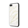 iPhone 7/8/SE 2020/SE 2022 Guess Glitter GUHCI8MGGWH Marble Glass tok fehér - 5