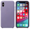Apple gyári bőr tok Apple iPhone X/XS lila színben (MVFR2ZM/A) thumbnail