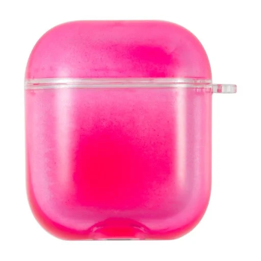 Kingxbar Galaxy Nightlow lumineszkláló Airpods 1/2 tok pink színben - 1