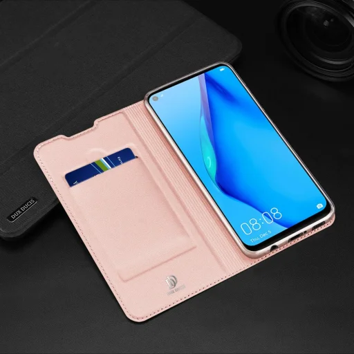 Dux Ducis Skin Pro fliptok Huawei P40 Lite / Nova 7i / Nova 6 SE pink - 23