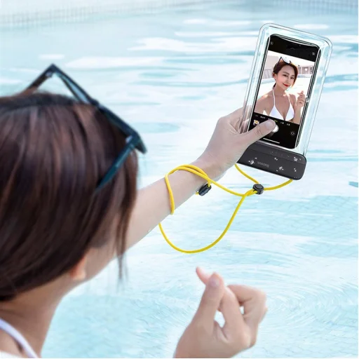 Baseus vízálló telefontok IPX8 7,2' fehér (ACFSD-D02) - 15