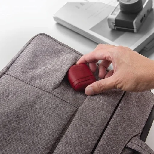 UNIQ Terra AirPods 1/2 bőr tok piros - 4