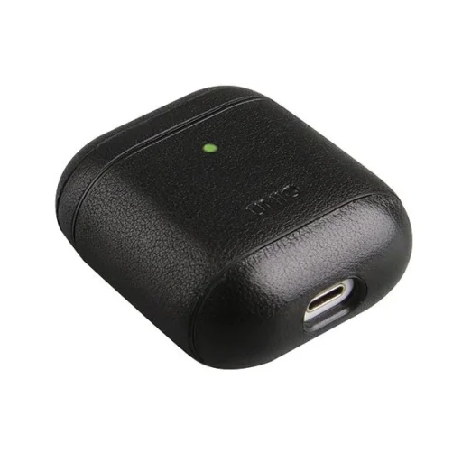 UNIQ Terra AirPods 1/2 bőr tok fekete - 2
