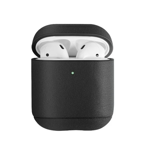 UNIQ Terra AirPods 1/2 bőr tok fekete - 1