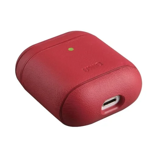 UNIQ Terra AirPods 1/2 bőr tok piros - 2