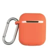UNIQ Vencer AirPods 1/2 szilikon tok karabinerrel narancssárga thumbnail