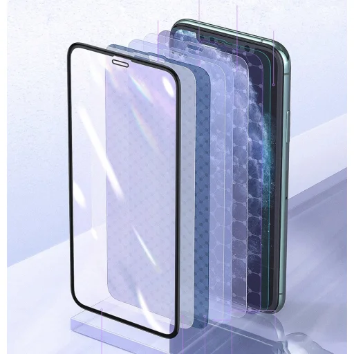 Baseus 0.25 mm 3D 9H kijelzővédő üvegfólia iPhone 11 Pro Max / iPhone XS Max (SGAPIPH65S-HA01) - 13