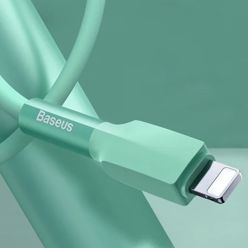 Baseus USB - Lightning kábel 2,4 A 1m 480 Mbps piros (CALGJ-09) - 3