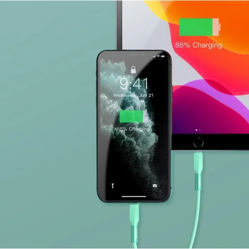 Baseus USB - Lightning kábel 2,4 A 1m 480 Mbps piros (CALGJ-09) - 7