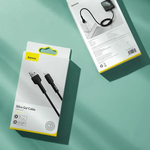 Baseus USB - Lightning kábel 2,4 A 1m 480 Mbps piros (CALGJ-09) - 15