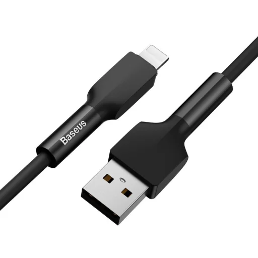 Baseus USB - Lightning kábel 2,4 A 1m 480 Mbps fekete (CALGJ-01) - 4