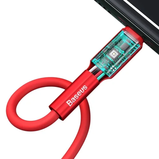 Baseus USB - Lightning kábel 2,4 A 1m 480 Mbps piros (CALGJ-09) - 19