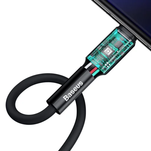Baseus USB - USB Type-C kábel 2A 2m 480 Mbps fekete (CATGJ-A01) - 6